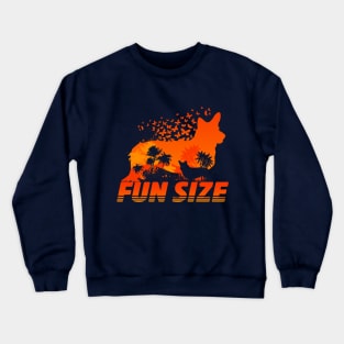 Fun Size Corgi Silhouette Crewneck Sweatshirt